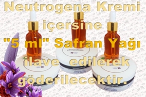 Safran yağlı Neutrogena Krem